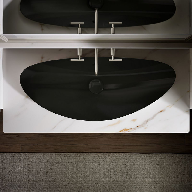 Veil® Trough Vessel, Black Black™