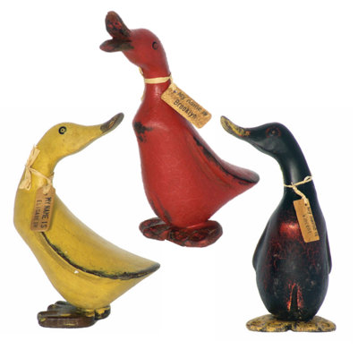 Ensemble de 3 figurines de bébé canard