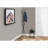 Coat Racks Free Standing Hall Tree with 8 Hooks, 74"H Black Metal Contemporary | Black | Metal