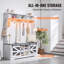Banc d'entrée pour vestibule avec porte-manteau à DEL, rangement pour chaussures et tablettes réglables, parfait pour un vestibule organisé et un vestibule
