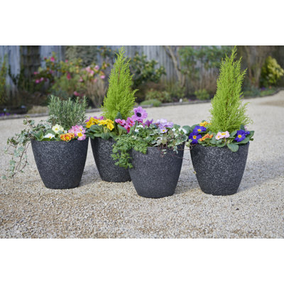 Nyelli Granite Effect Plant Pots