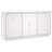  Sideboard White 43.7X13.4X23.6" Solid Wood Pine
