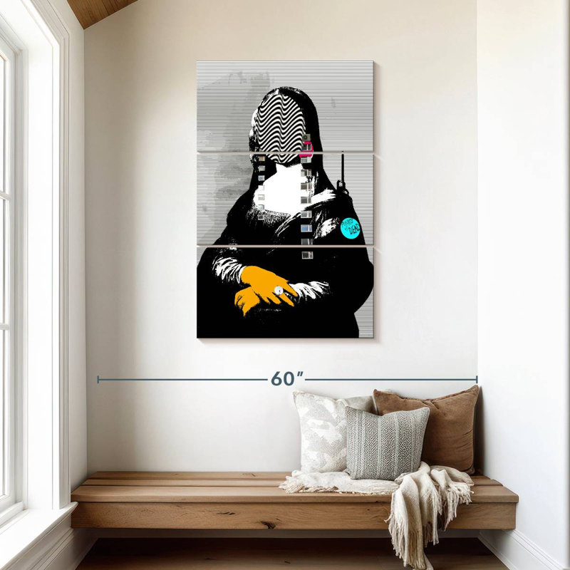 Leisha Mona Lisa Street Pop, H 45 po x l 28 po