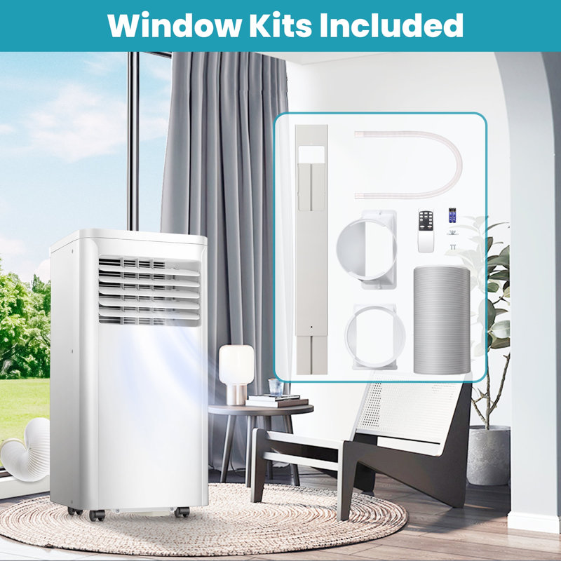 3 In 1 Portable Air Conditioner With Dehumidifier & Fan With Remote Control
