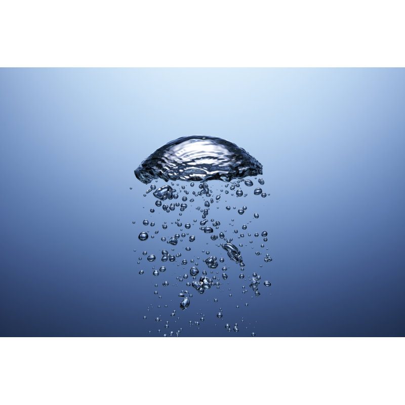 Bulles sous l'eau par Thomasvogel, H 32 po x l 48 po