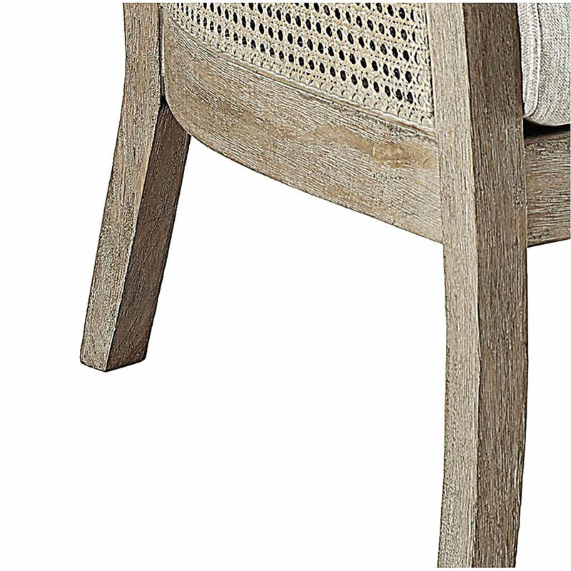 Cane Armchair, Solid Wood