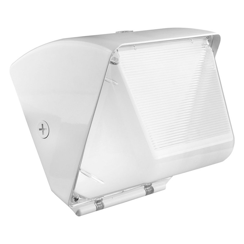 40-Watt LED Plug-in Dusk to Dawn Outdoor Security Wall Pack with Motion Sensor