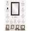 Miroir décoratif biseauté Mora-1571461188