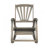 Outdoor Acacia Wood Rocking Chair With Retractable Foot Panel,Rocker Patio Rocking Chair For Porch, Patio, Balcony,