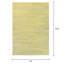 Tapis d'intérieur rayé jaune Garbielle Performance-23587035