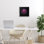 Giclée mauve contemporaine mauve foncé, design par Brian Carson