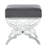 Giselle Velvet Acrylic X-Leg Bench-27327234