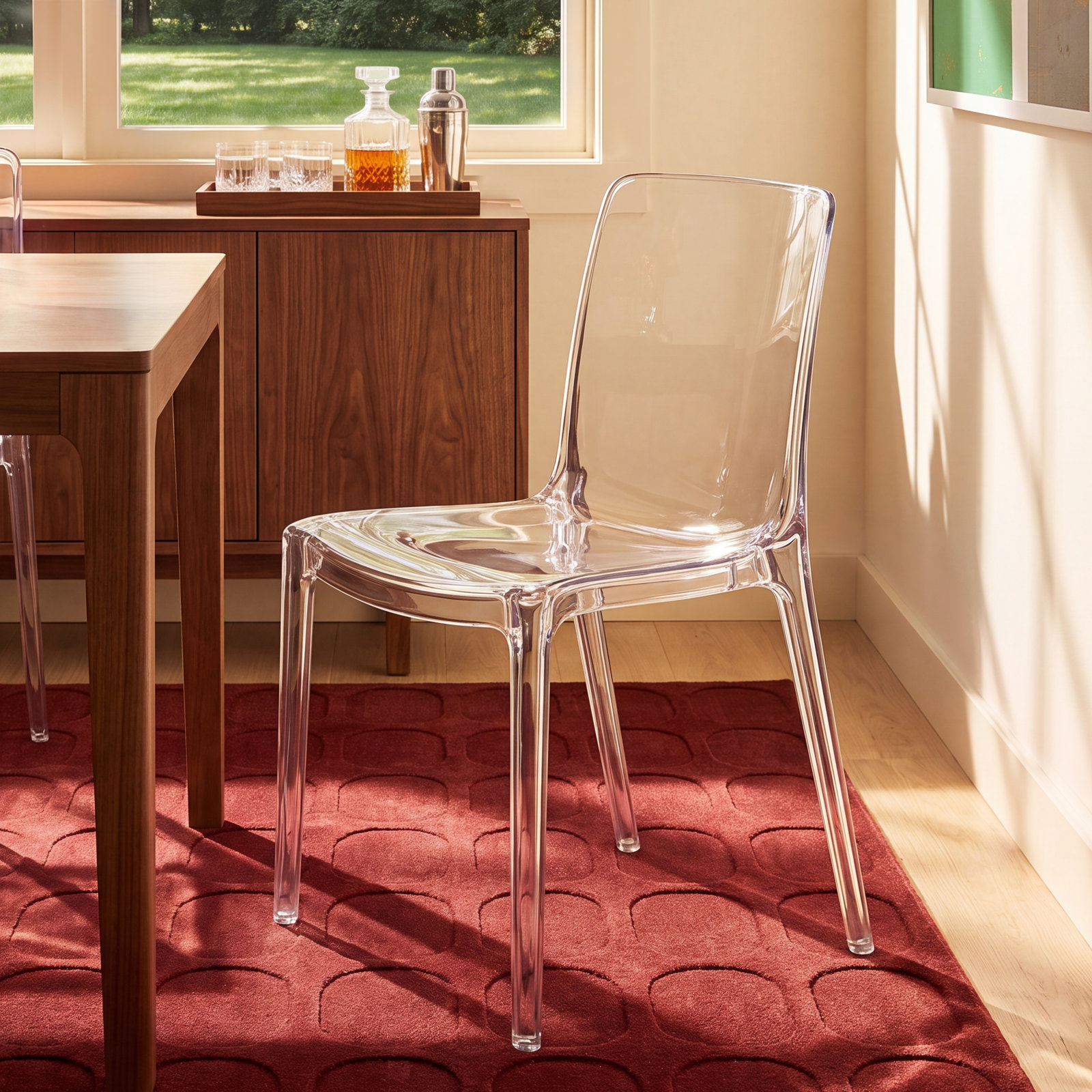Lade Dining Chair, Clear, Individual