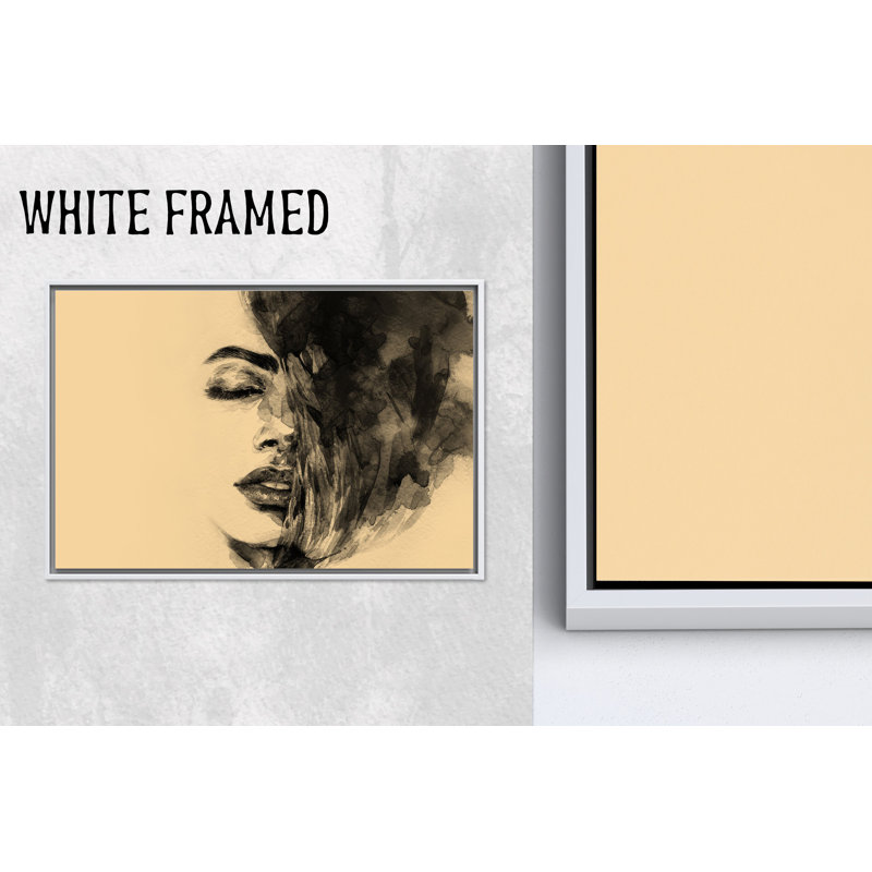 «Modern Modern Woman», reproduction d'art sur toile élégante, décor de maison blanche 1P, 23,7 po H x 31,6 po l