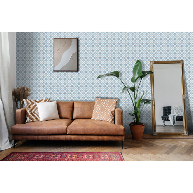 Moline 2-in. x 2-in. Floral Patterned Matte/Glossy Glass Floor & Wall Mosaic Tile, Hiya