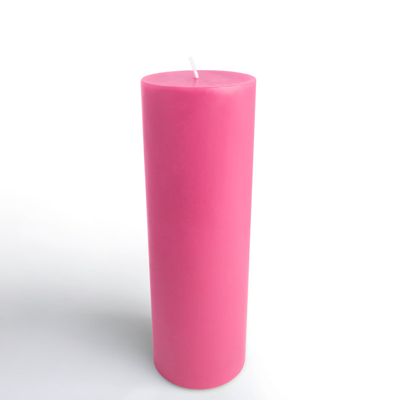 Pillar Candles Pillar Candle, Hot Pink