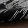 Abstract Area Rug in Black/Ivory
