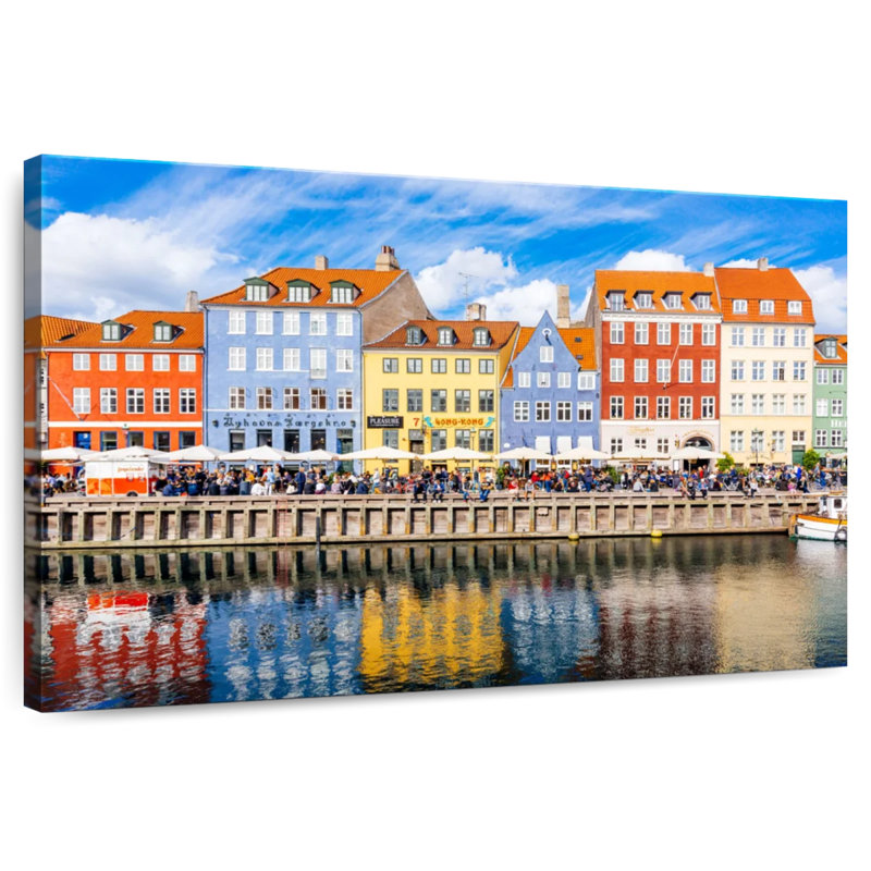 Résidus R camion Nyhavn Copenhagen, H 34 po x l 51 po