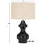 Lampe de table en bois de manguier 20 po Nedra
