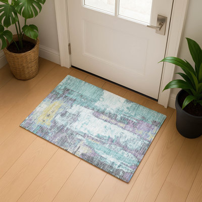 Premium Machine Washable Pirtle Abstract Rug