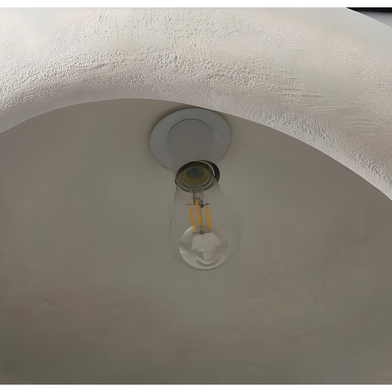 Jimyah 1- Light White Polyesters Unique/Statement Modern Pendant, 60" H x 23.6" W x 18.9" D