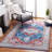 Aurich 851 Area Rug In Navy / Red-1738313673
