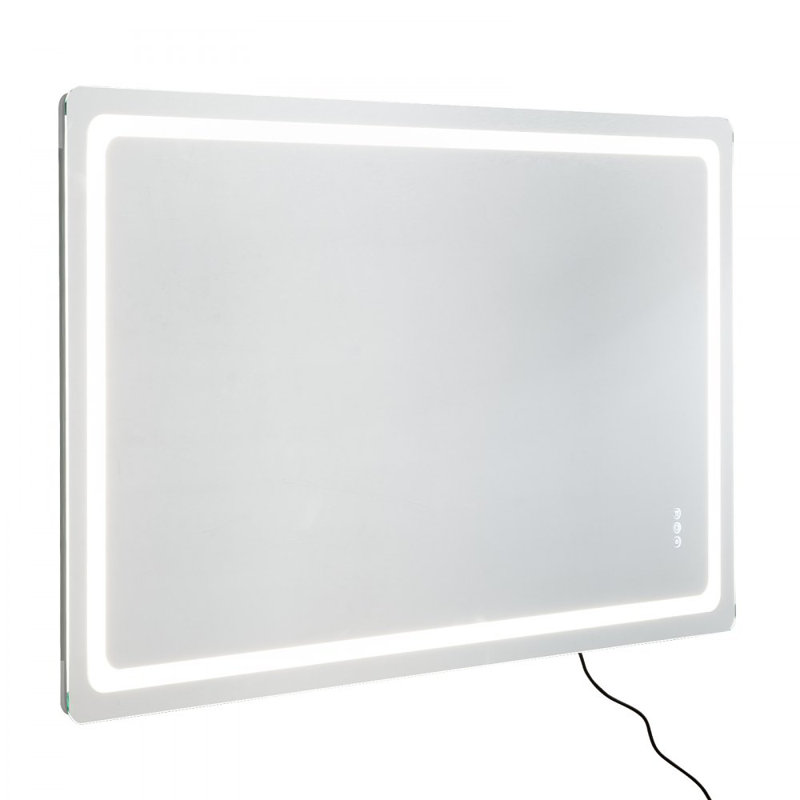 Miroir de salle de bain mural à DEL anti-buée 3 couleurs à DEL 36 po, 36,1 po x 60,1 po