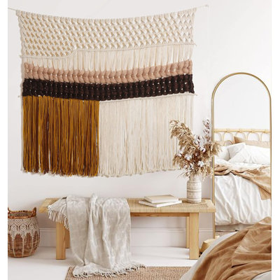 Handmade Wall Decor on Cotton