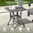 Outdoor Swivel Rocker Bistro Set 3 Piece, Aluminum Patio Furniture Set With Coffee Table & 5" Thick Cushions, 360° Swivel Rocking Chairs For Porch, Backyard, Balcony-1855603532-1855603521