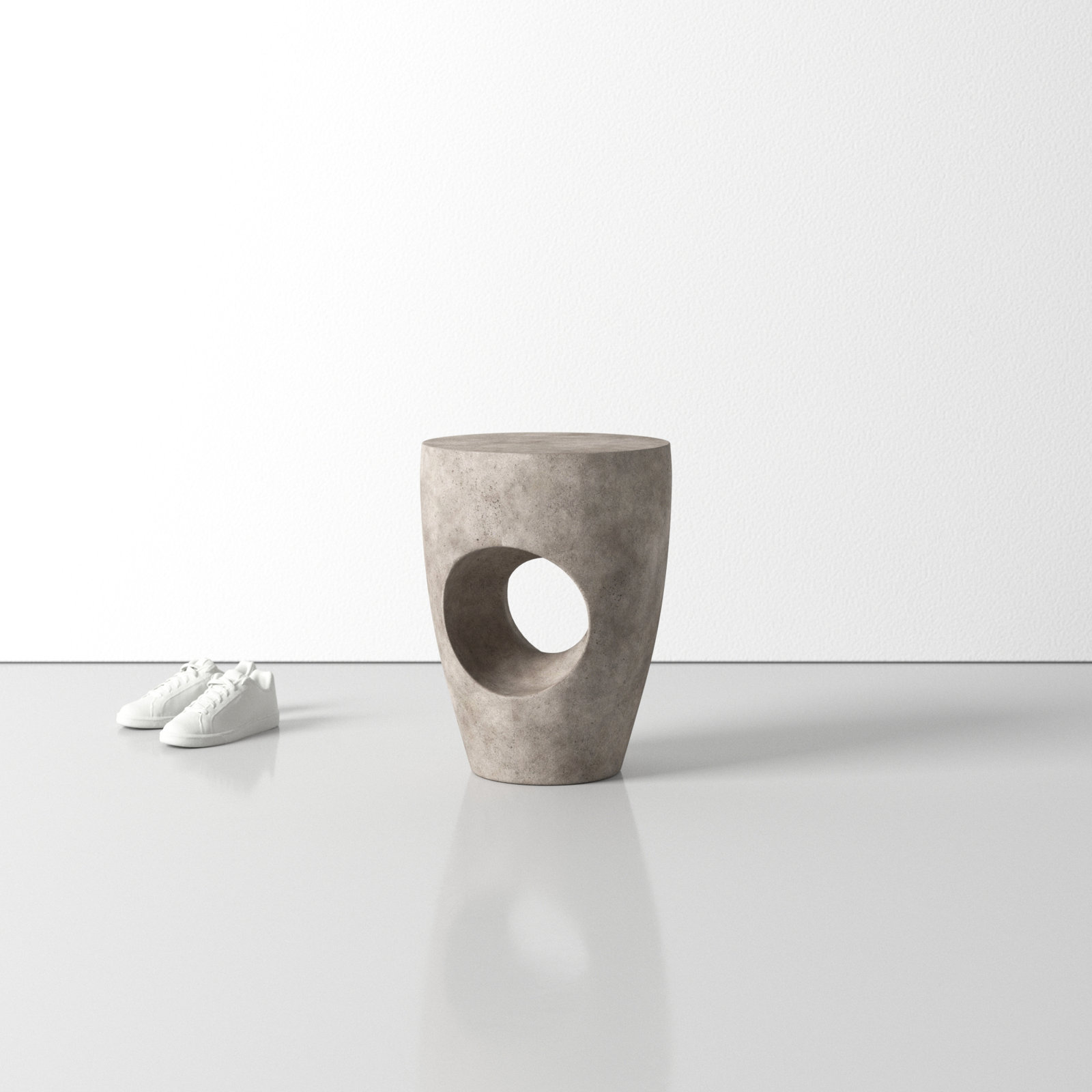 Constance Accent Stool, Gray