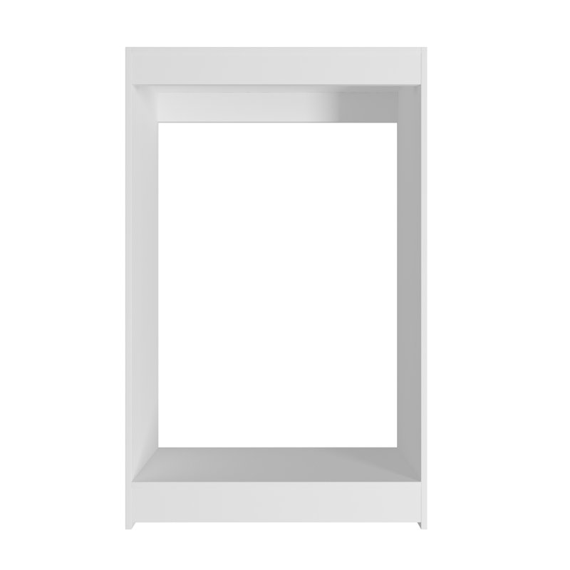 Double Hanging Closet Unit Closet System, 46" x 28.5" x 14", White