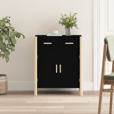 Keden Solid Wood Accent Cabinet