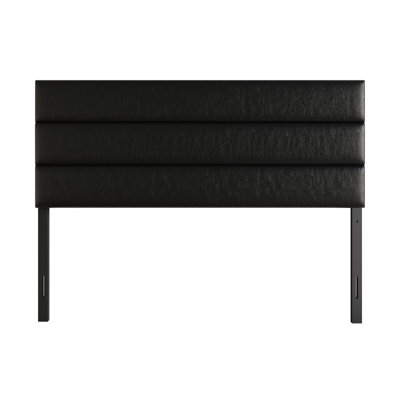Lasley Upholstered Faux Leather Panel Headboard