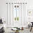 Silver Tree Branches Printed Pattern Blackout Grommet Curtains (Set Of 2)-32293074-32293066