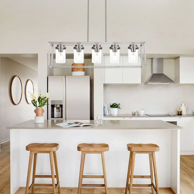 Rawland 5 - Light Kitchen Island Pendant