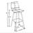 Liela 29.33" Bar Stool(Set of 2)-1172939100