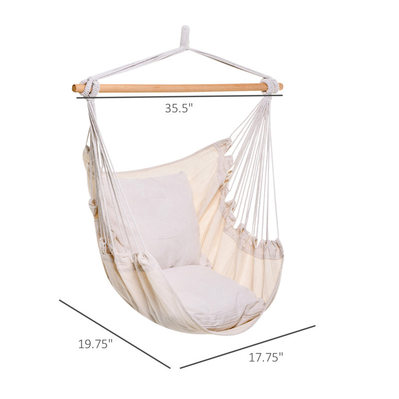 Chaise hamac en macramé Riles