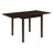 Cappuccino Dining Table with Drop Extension Leaf