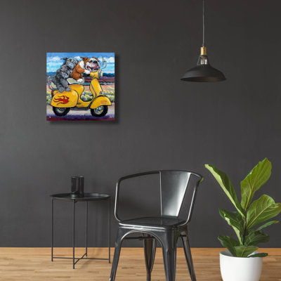 Art mural en verre Trinx «On The Road Again» par CR Townsend