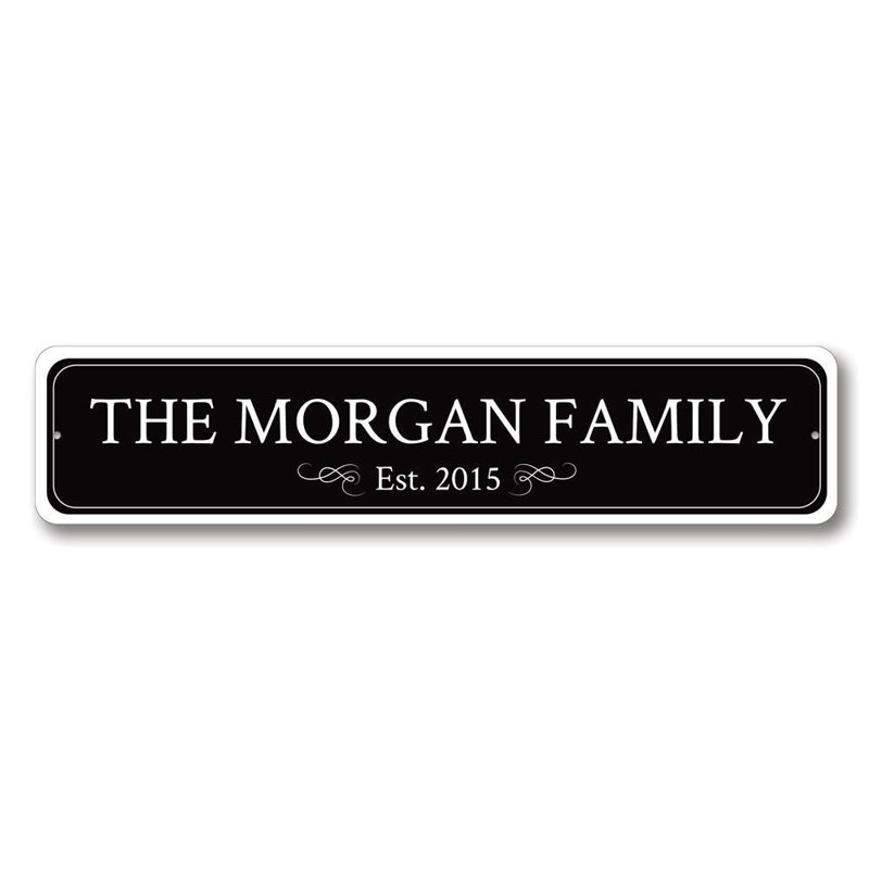 Plaque en aluminium personnalisée, H 4 po x l 18 po x P 0,04 po