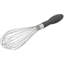 Ensemble de fouets en acier inoxydable pour la cuisson - 3 pièces, noir / argent