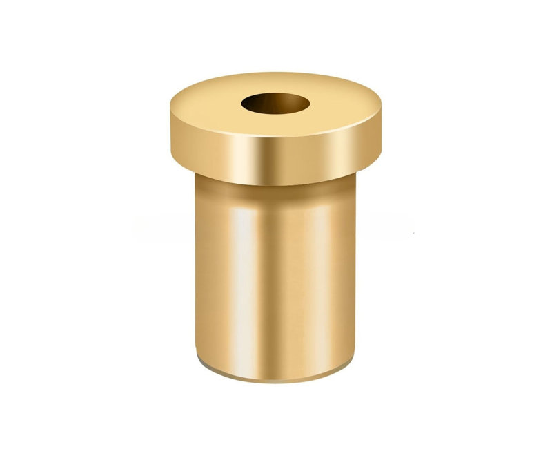 Deltana PB985CR003 Pivot Base; Lifetime Brass Finish, PVD Polished Brass