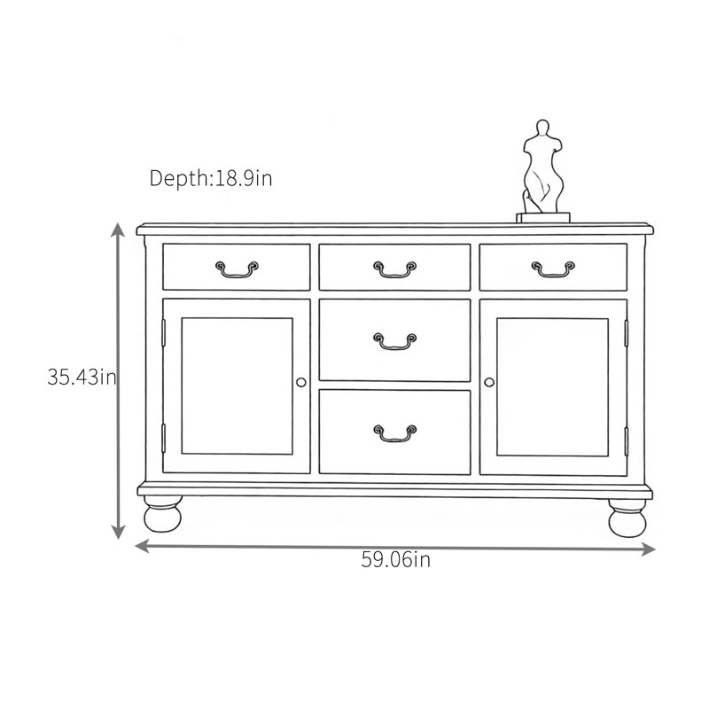 High-Quality Minimalist Sideboard