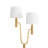 63.5''Modern Industrial Double - Head Height Floor Lamp, Minimalist & Modern Style With LED Bulb, Stable Base, Easy Assembly
