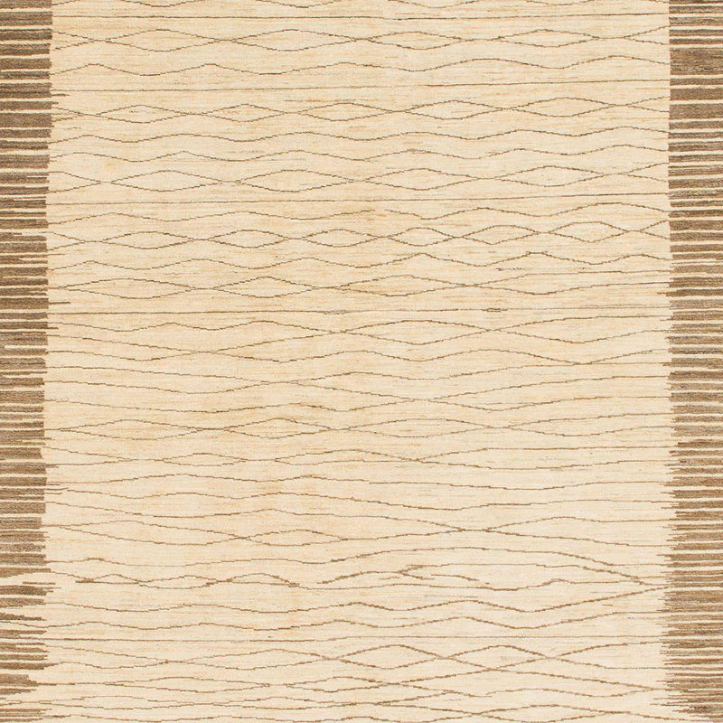 Tapis abstrait moderne 1403, Carré 8 pi