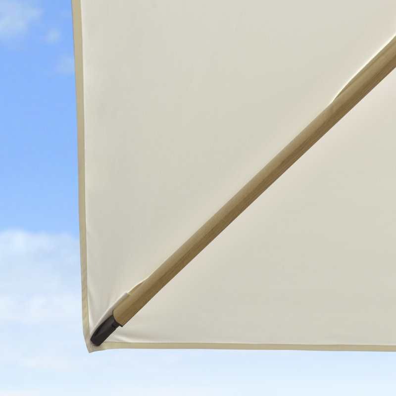 Parasol de patio en porte-à-faux 12 pi x 12 pi Corrigan Studio® Palace MEB, crème, Crème
