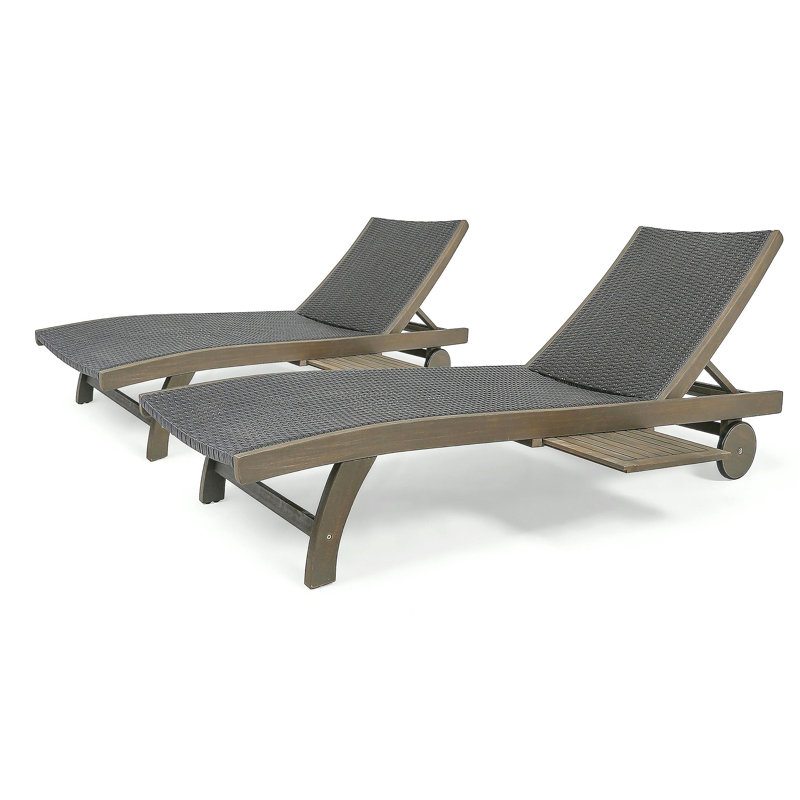 Banzai Chaise Lounge With Pull-out Tray