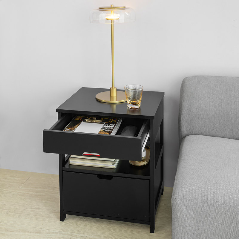 Antwerp 2 Drawer Bedside Table