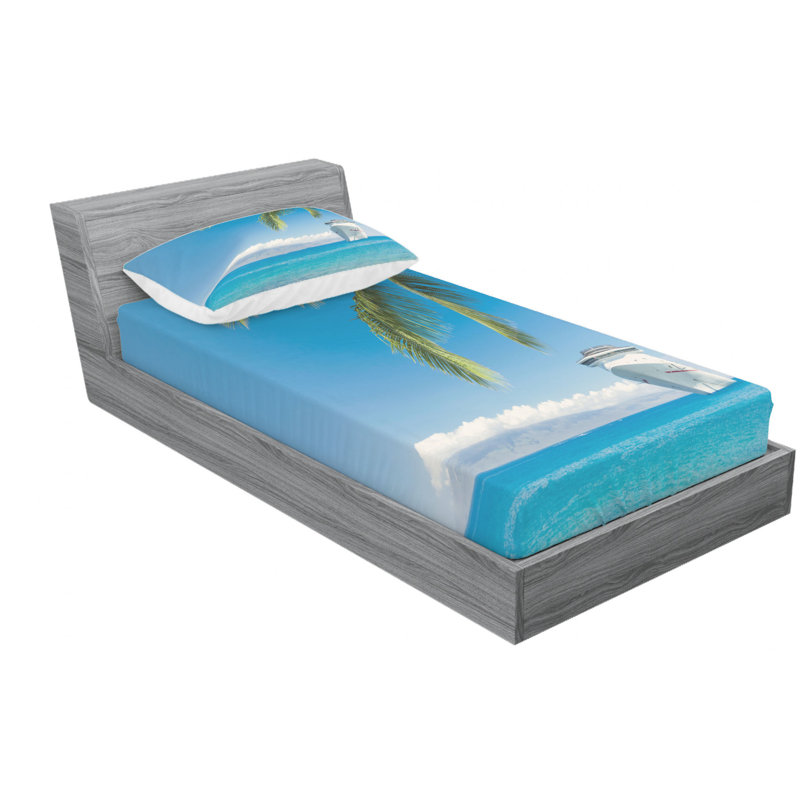 Microfiber Sheet Set, Twin XL Sheet Set with Fitted Sheet