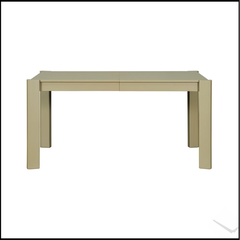 Table de salle à manger extensible Farmhouse Modern, Doré